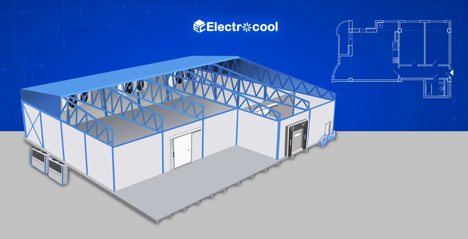 عقد توريد وتركيب لغرف التبريد و التجميد